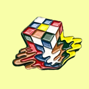 Lost in the 🔥 Melting Cube Pin